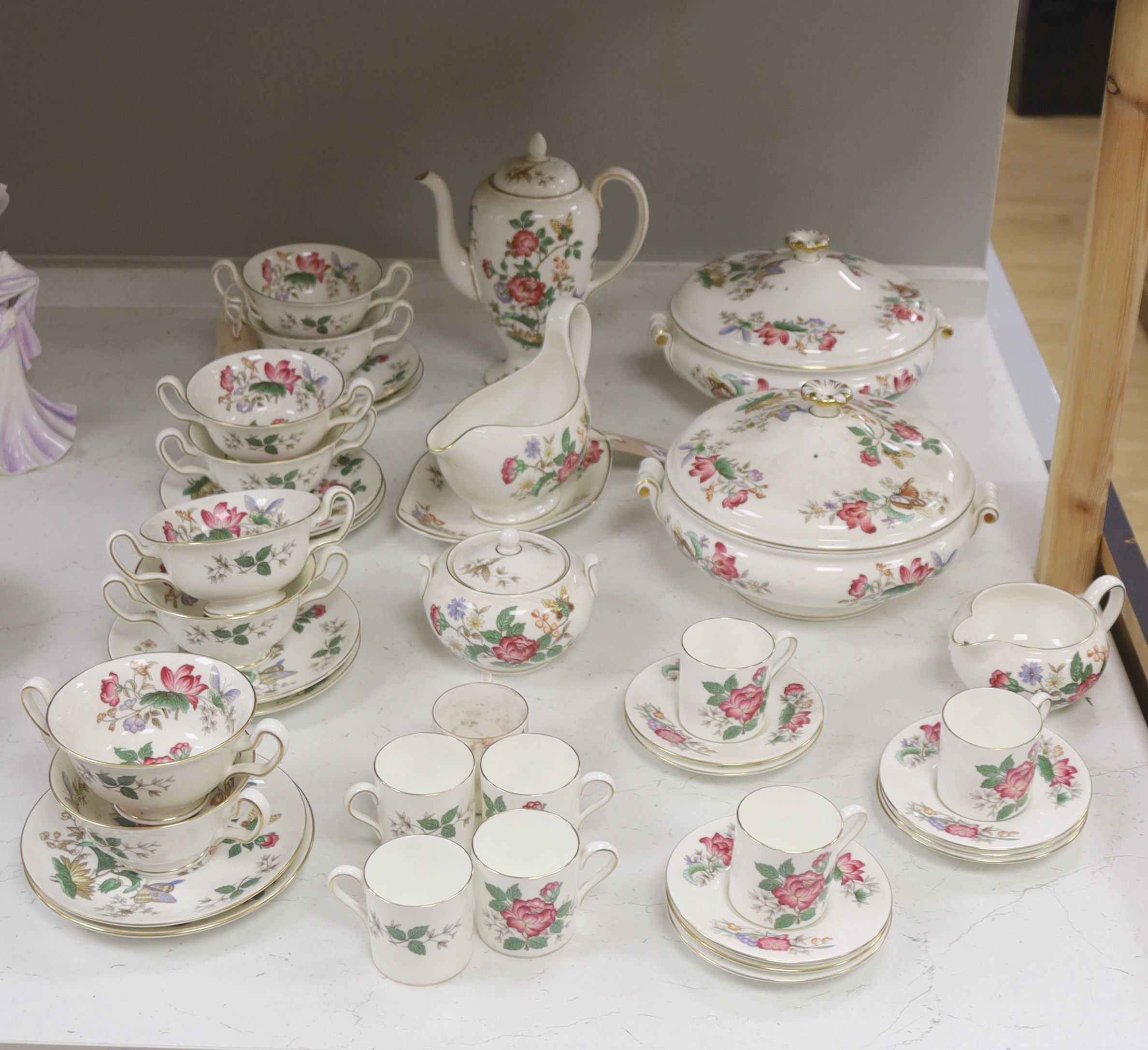 A Wedgwood 'Charnwood' pattern part dinner service, (approximately 70 pieces)